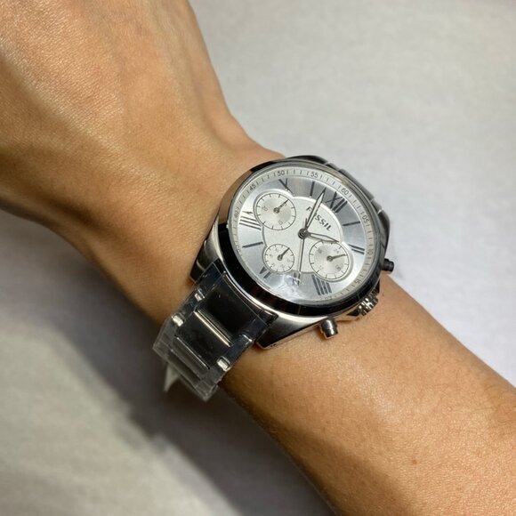 Fossil BQ3035 Modern Courier Midsize Chronograph Stainless Steel Watch - Picture 3 of 7